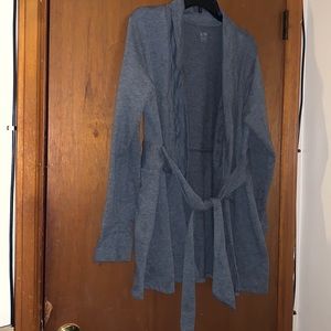 Champion Women Gray Sweater w/ belt size 2X